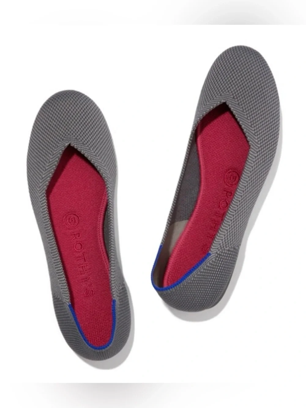Rothy’s Round Toe Flat Charcoal Gray 9.5